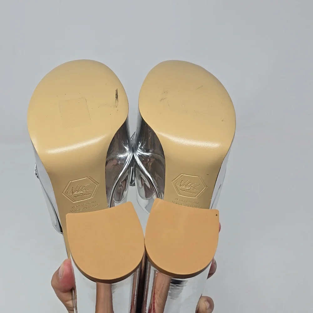 Nalebe By Amina Means Reflections Heirloom 130MM Platform Sandals Women Size 38